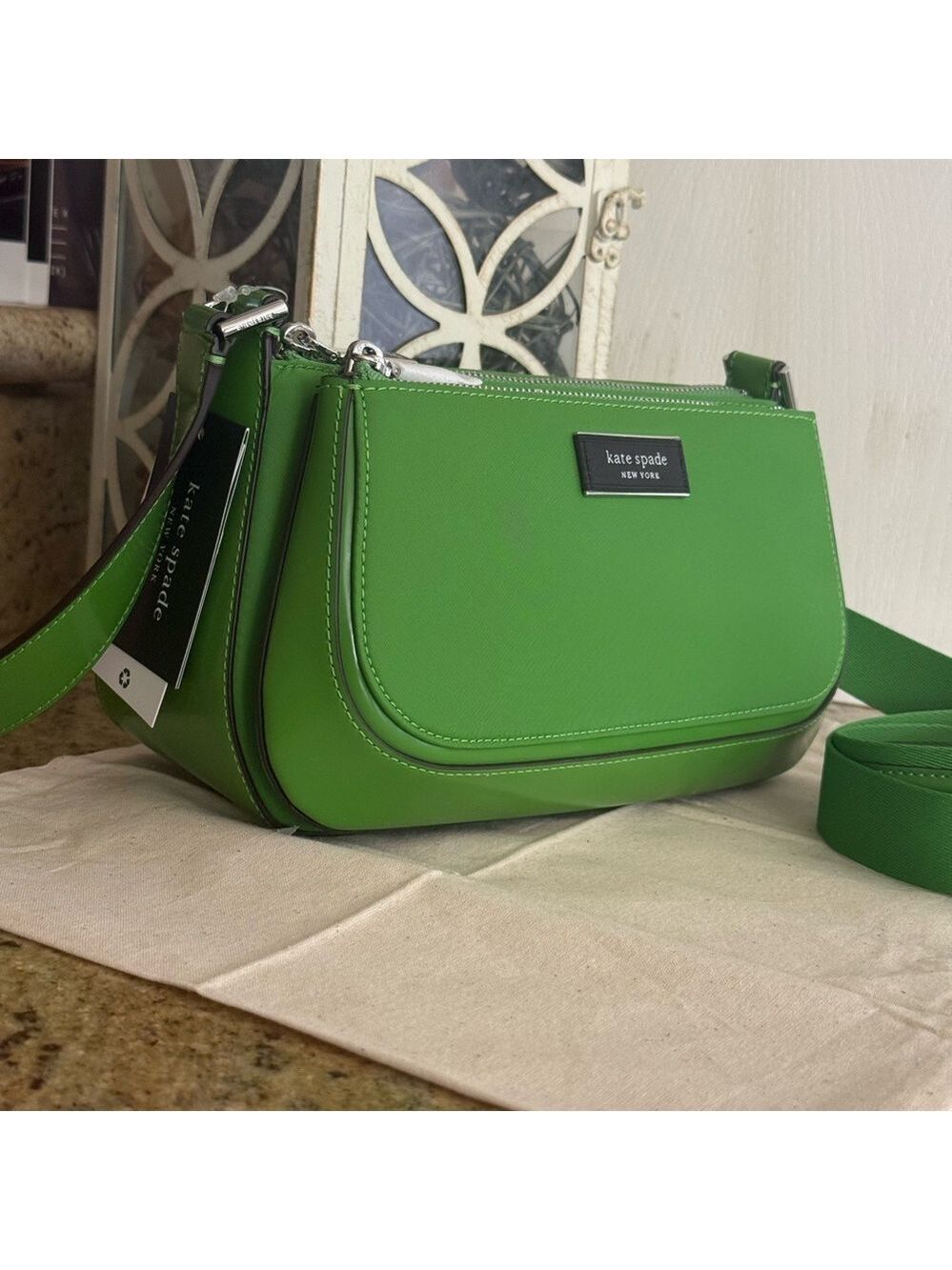 New kate spade new york Sam Icon KSNYL East-West Medium Crossbody - Picture 2 of 13
